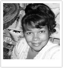 PHOTO OF THE ARTIST, CONTACT INFO. & HER MOST RECENT TAINO ART