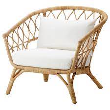 stockholm 2017 fauteuil met kussen rotan rostanga wit ikea ikea stockholm rattan armchair ikea armchair