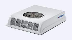 Mounting air conditioner on roof. Light Medium Duty Work Vehicle Rooftop Air Conditioning