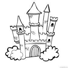 Realistic castle coloring pages coloring4free. Castle Coloring Pages For Boys Castle To Print Printable 2020 0096 Coloring4free Coloring4free Com