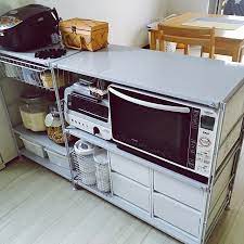 無印良品のユニットシェルフを部屋別に取り入れる方法 ユニットシェルフ 日本のアパート 無印良品 ユニットシェルフ キッチン