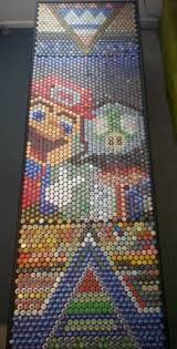 How To Do Bottle Cap Tables And Bartops With Pourable Epoxy Bottle Cap Table Beer Bottle Cap Art Bottle Cap Crafts