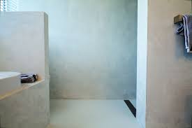 Beton Cire Im Badezimmer Interior Wohnen Bauen Renovieren Betonlook In 2020 Beton Putz Beton Look Beton Cire