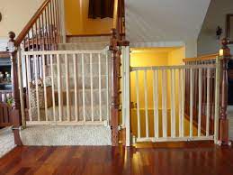 Baby Gates Mounted To A Tricky Staircase Going Both Upstairs And Downstairs Instead Of Forking Over 30 40 Bucks For Mounting Hard Baby Gates Babies R Us House