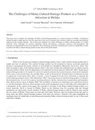 Face masks required for guides in public areas. Pdf The Challenges Of Malay Cultural Heritage Products As A Tourist Attraction In Melaka