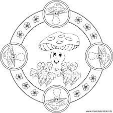 Wir haben drei verschiedene regenbogen zum ausmalen für euch parat. Pilze Mandala Ausmalbild Zum Ausdrucken Und Ausmalen