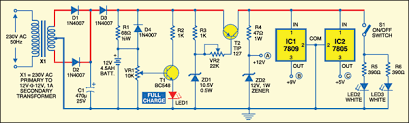 But sometimes loses power, it runs out of energy for working as a power outage. Mini Ups System Detailed Circuit Diagram Available