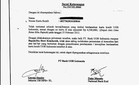 Melalui surat ini, mohon kirannya limit saya dinaikkan menjadi 30 juta rupiah. Kartu Bank Surat Pernyataan Cute766 Cute766