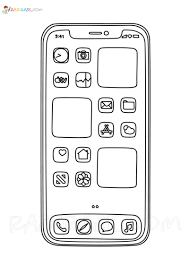 Our may 2021 free, downloadable tech backgrounds are here! Iphone Coloring Pages Free Printable New Images