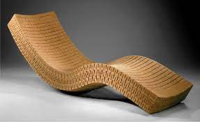5% coupon applied at checkout. Dmfd S Amazing Curved Chaise Lounge Is Made From Recycled Cork