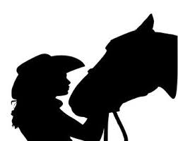 Download Horse And Girl Svg Cuttable Design In Svg Eps Dxf Studio3 And Png Cricut Design Space Silhouette Cameo Horse Silhouette Silhouette Art Horses