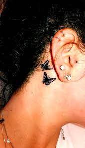 Tattooear Butterfly Tattoo Butterfly Neck Tattoo Tattoos