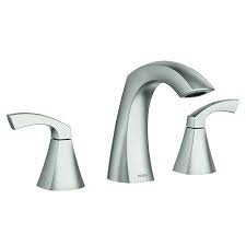 Discover the basic bathtub faucet types. Moen Lindor Spot Resist Brushed Nickel 2 Handle Widespread Watersense Bathroom Sink Faucet With Drain In The Bathroom Sink Faucets Department At Lowes Com