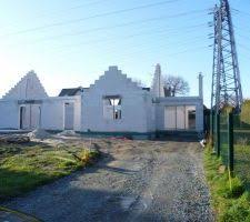 Construction D Une Maison Jubault Bbc Plein Pied A La Richardais Les Photos De La Construction La Richardais Construction Maison Construction