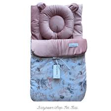 Heutzutage ist es üblich, babys in einem schlafsack schlafen zu lassen. Premium Babyschlafsack Samt Baumwolle Babyboom4kids