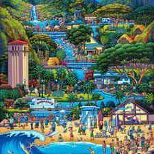 Jigsaw puzzle hawaii game overview. Puzzles Eric Dowdle Painting Cities Page 1 Of 2