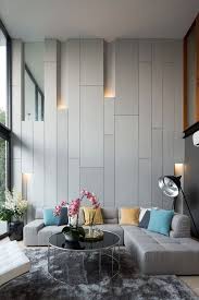A Contemporary 3 Storey Townhome In Bangkok Thailand Living Room Design Decor Living Room Design Modern Living Room Modern
