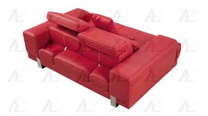 Kingway furniture contemporary faux leather living room loveseat sofa chrome legs in black and red. American Eagle Furniture Ae606 Red Sofa Loveseat Faux Leather Set 2pcs Modern Ae606 Red Set 2