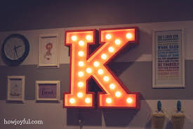 How To Light Up A Room S Decor With Marquee Letters