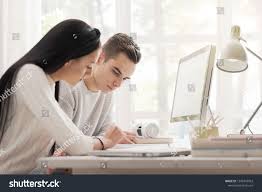 Happy College Students In The Library They Are Studying Together Learning And Education Concept Ad Affiliate Stu College Students Photo Editing Student
