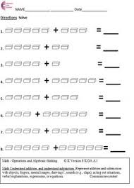 K Oa A 1 Kindergarten Common Core Math Worksheets Addition And Subtraction Common Core Math Worksheets Common Core Math Kindergarten Math Worksheets