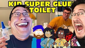 Marky Super Glues Lee Toilet Seat by RedPandaGuy2