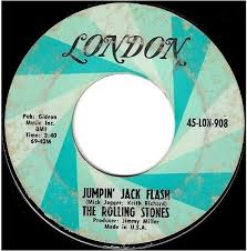 Rolling Stones Black And Blue Vinyl Rolling Stones The Jumpin Jack Flash London 45 Lon 908 Single 7 Vinyl June 1968 Jack Flash Rolling Stones Much Music