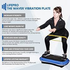 Lifepro Power Plate Exercise Machine Whole Body Workout Vibration Fitness Platform W Loop Band Whole Body Workouts Workout Machines Vibration Plate Exercises