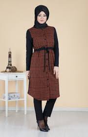 Tesettur Pazari Ekose Tunik Modelleri Moda Tesettur Giyim Moda Giyim Ekose