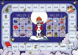 Spelbord Bingo Voor 2 Sinterklaas Taal Lezen Verschillende Varianten Kleuters En Groep 3 Sinterklaas Spelborden Lezen