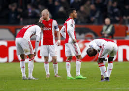 Game is about to start, teams shake hands. Ajax Exit Europa League Augsburg Strike Late To Advance Essentiallysports