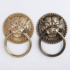 Batacchio for porta in legno, Battenti for porte con angelo passero 1pz 10  cm-20 cm Maniglia for porta grande Maniglia in ottone Anello Leone Battente  for la casa Decorazioni for porte in