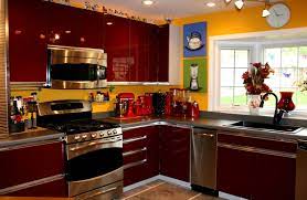 Sep 17, 2020 · maureen, the blogger who pens, red cottage chronicles refreshed her neutral white and gray kitchen with a matte black sink. Accessories Picturesque Images About Red Black And White Kitchen Grey Walls Yellow Decorating Wallpape Kitchen Decor Sets Black Kitchen Decor Red Kitchen Walls