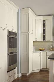 You want this surface to be flush so that the door can overlap onto the edge of the face frame. End Panels Diamond Cabinetry