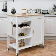 Shop quality kitchen island carts exclusively at pottery barn®. Buy Kitchen Island Trolley Cart Storage Cabinet With Wine Rack Shelf Online In Kuwait 254567533800