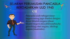 Setelah perang kemerdekaan indonesia pada tahun gambar bintang melambangkan cahaya rohani yang dipancarkan oleh tuhan untuk menerangi umat manusia. Sejarah Perumusan Pancasila Berdasarkan Uud 1945 Sitirejo Tambakromo