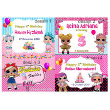 Selamat ulang tahun, anakku, di hari yang istimewa ini kamu sangat cantik sekali, dan selamat ulang tahun, anakku, semoga kamu diberi pengetahuan dan karakter yang baik, lemah lembut, berani dan bertanggung jawab dalam semua. Stiker Label Bento Goodie Bag Ultah Seri Lol Shopee Indonesia