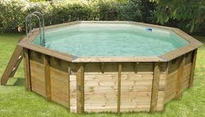 piscine hors sol bois ocea petit modele 430xh120 beige ubbink tek import www tekimport fr piscine bois piscine octogonale piscine bois piscine hors sol
