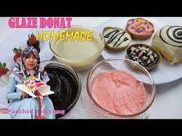 Resep glaze untuk snack gorengan aneka rasa : Cara Bikin Glaze Donat Warna Warni Homemade Chocolate Strawberry Greentea Youtube Ide Makanan Makanan Resep