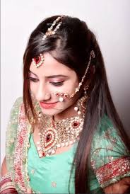 The indian look without a traditional bun.