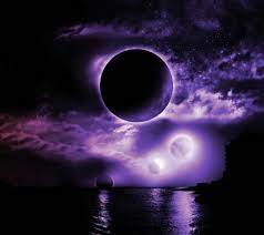 Eclipses have to happen during a full moon. Purple Lunar Eclipse Wallpaper