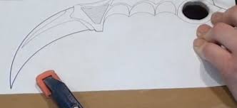 Además consigue plantillas de ai y ps de regalo. Como Hacer Un Cuchillo De Cerambitis De Dibujo De Madera Como Hacer Un Papel De Papel Desde El Papel Con Sus Propias Manos Materiales Y Herramientas