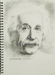 鍾功哲/愛因斯坦/素描/16K/2021 Kung Che Chung/Einstein/sketch #雲觀藝術#鍾功哲#sketch
