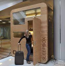 Weird But After Waiting For A Plane For Several Hours In Uncomfortable Seats I Would Rent This Nap Space Capsule Hotel Hotels Room Hotel