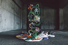 Complete Adidas X Dragon Ball Z Collection Unveils In Full Force Designtaxi Com Adidas Dragon Adidas Originals Dragon Dragon Ball Z