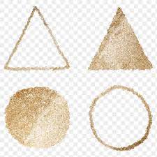 Gold Png Circle And Triangle Icon Set Free Image By Rawpixel Com Adj Free Icon Set Icon Set Glitter Paint