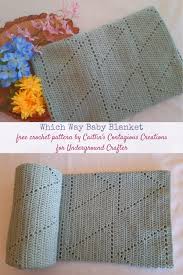 This crossed double crochet baby blanket was created specifically with my husband's boss in mind. Double Crochet Baby Blanket Pattern Which Way Baby Blanket By Caitlin S Contagious Creations Underground Crafter