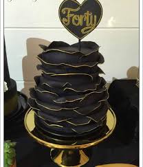 Speech for cake presentation for birthday. Unconventionally Beautiful Black And Gold Wedding Cakes Cakecentral Com