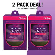 This hair comes already layered for easy application. Amazon Com 2 Pack Deals Outre Human Hair Weave Premium Duby Kiss C1b 30 Beauty