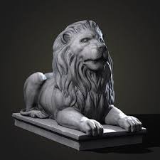 Lion Statue 3d Models For Download Turbosquid Statue Chinese Lion Statue Lion Sculpture